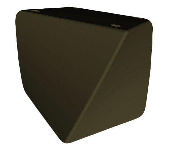 sconto Pouf da Giardino 45x45 cm in Resina Arkema Twisty Pouf Dove Gray