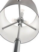 Piantana da Interno  E27 in Metallo Nickel Opaco