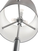 Piantana da Interno  E27 in Metallo Nickel Opaco