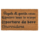 Zerbino "Regole" Fondo Antiscivolo 70x40 cm VdE Tivoli 1996