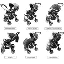Passeggino Tradizionale per Bambini Reversibile Trupia Z8 Rosa