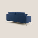 Divano 2 Posti 166x95x91 cm in Tessuto Blu
