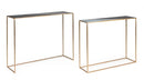 Set 2 Consolle Desur in Metallo