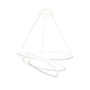 Lampada pendente Modern in Metallo Nola Bianco