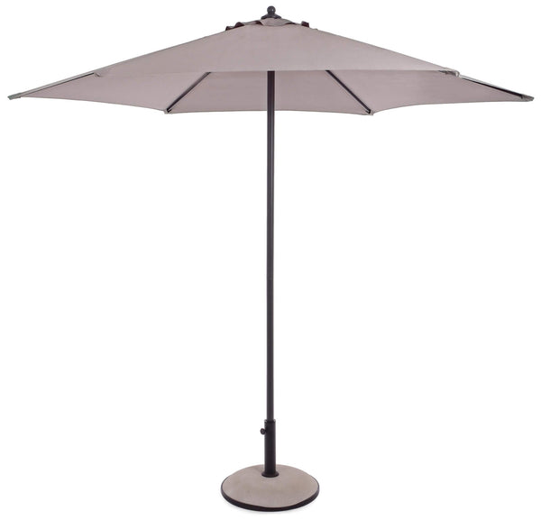 Parasol de jardin Ø2,7 m Mât Ø38 mm en Acier Delfi Tortora sconto