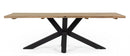 Tavolo 240x100x77h cm Ramsey Nero