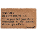 Zerbino "casa new" 70x1,5x40 cm in Cocco e PVC VdE Tivoli 1996 