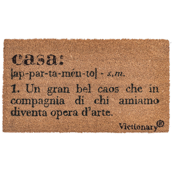 prezzo Paillasson "casa new" 70x1,5x40 cm en coco et PVC VdE Tivoli 1996