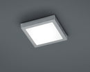Plafoniera da Interno a LED in Alluminio Nichel Opaco
