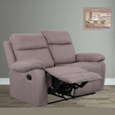 Divano 2 Posti in Tessuto Tortora