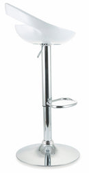 Sgabello con Alzata a Gas e Seduta Girevole in ABS Soriani Bianco