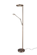 Piantana da Interno a LED in Metallo Ottone