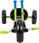 Green Machine Triciclo Go Kart a Pedalata Muscolare 10’’ con Leve Verde 