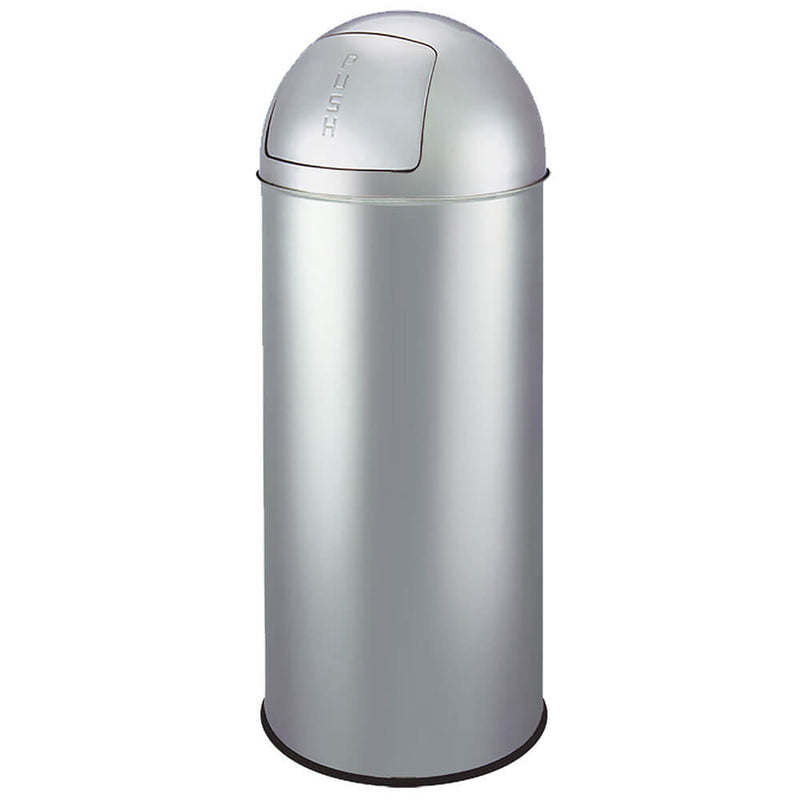 Pattumiera in Acciaio con apertura a Spinta 50 Litri Seconda Scelta