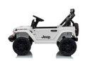 Macchina Elettrica per Bambini 101x59x65 cm Licenza Jeep Rubicon Small Bianco