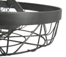 Svuota Tasche Raw Set 2 Pz Ø35,5x9,5 - Ø30,5x8 cm in Ferro Nero