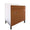 Mobile Sottolavello da Cucina 80x50x69 cm con 2 Ante in Nobilitato Teak
