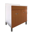 Mobile Sottolavello da Cucina 80x50x69 cm con 2 Ante in Nobilitato Teak 