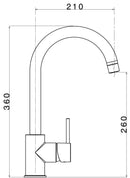 Rubinetto Cucina Miscelatore Monocomando Apell AP7780CR Cromato