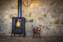 Stufa a Legna in Ghisa 6,5 kW 48x43,5x72,8 cm Arina Nera