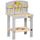 Établi jouet avec 31 accessoires 53x31x77 cm en bois gris