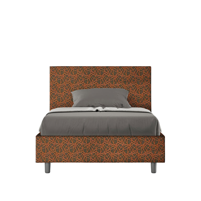 Letto 1 Piazza e Mezzo Adele Era 04 Arancione Varie Misure