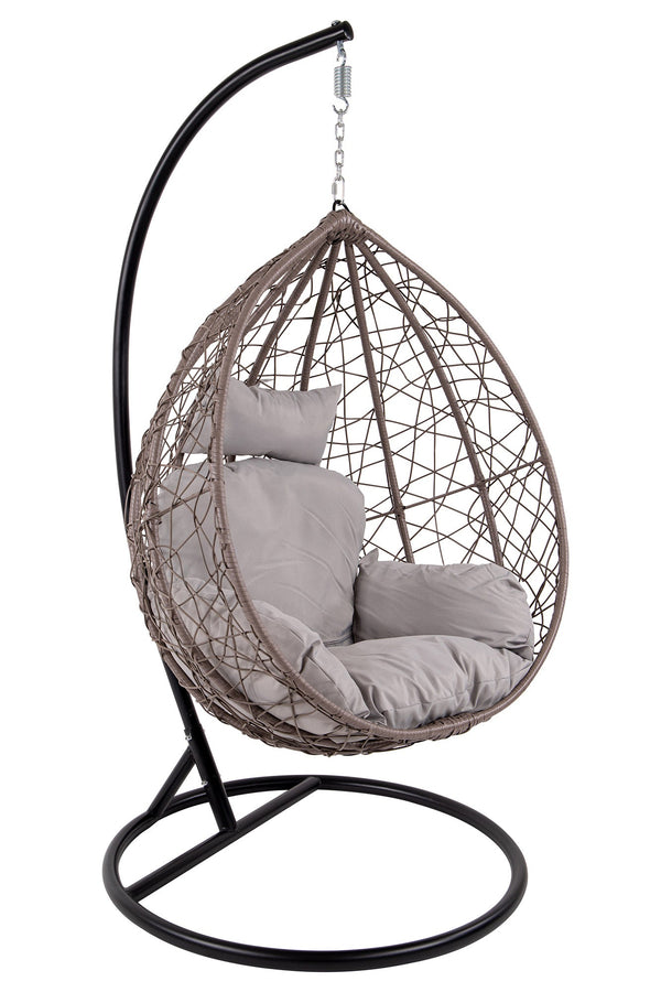 prezzo Swing Hamac de Jardin Ø105x195 cm en Osier Graphite
