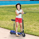 Monopattino Elettrico per Bambini 120W Pieghevole con Sella Blu 