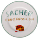 Set 4 Piattini Dolce Ø19x1,5 cm in New Bone China VdE Tivoli 1996 Le Travisate Bianco