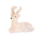 Renna con 50 Led H32 cm in Plastica