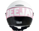 Casco Jet per Scooter Visiera Sagomata CGM Deejay 107DJ3 Rosa