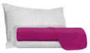 Set Lenzuola Sopra Sotto e Federe in Cotone Fucsia Varie Misure