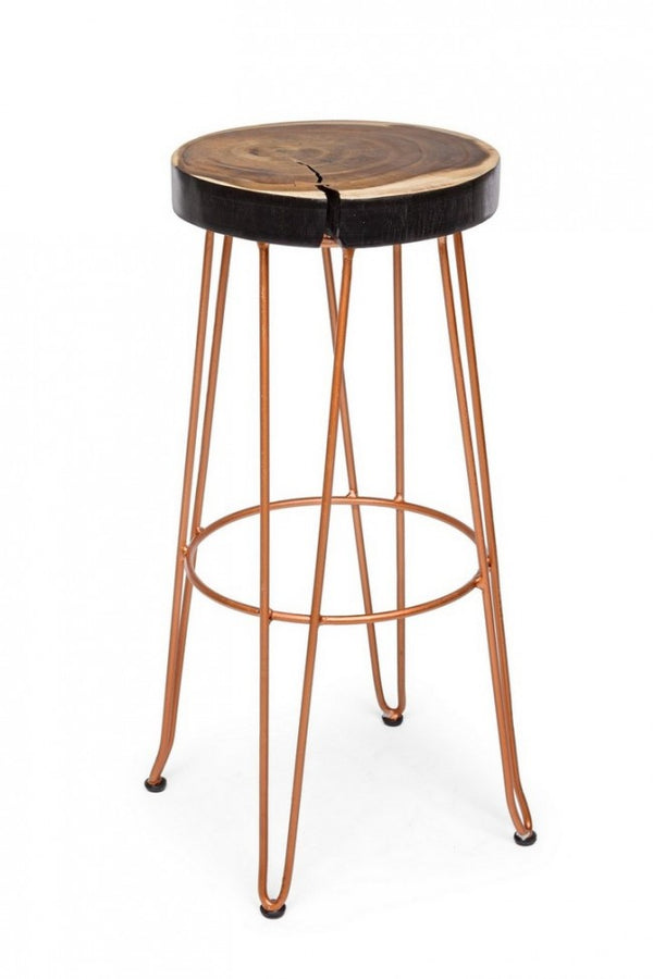 Tabouret de Bar Rakel Cuivre en Bois prezzo