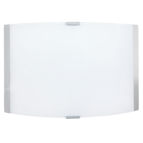 Applique 1xE27 Argent Cadre Verre Plaque Blanc-Transparent E-Energy Venere prezzo