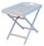 Table plateau pliante Zeus 64x40x52 cm en bois laqué blanc