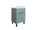 Mobile Lavatoio Smeraldo 60x50x85 cm con Vasca in PP Struttura in PVC Verde Scuro   