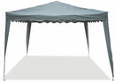 Gazebo da Giardino in Alluminio Richiudibile 3x3m Soriani Tenerè Grigio