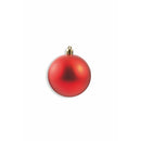Set 30 Palle di Natale Ø6 cm in Plastica con Borsa Rosso