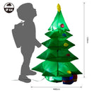 Albero di Natale Gonfiabile 120 cm in Poliestere con Luci LED 