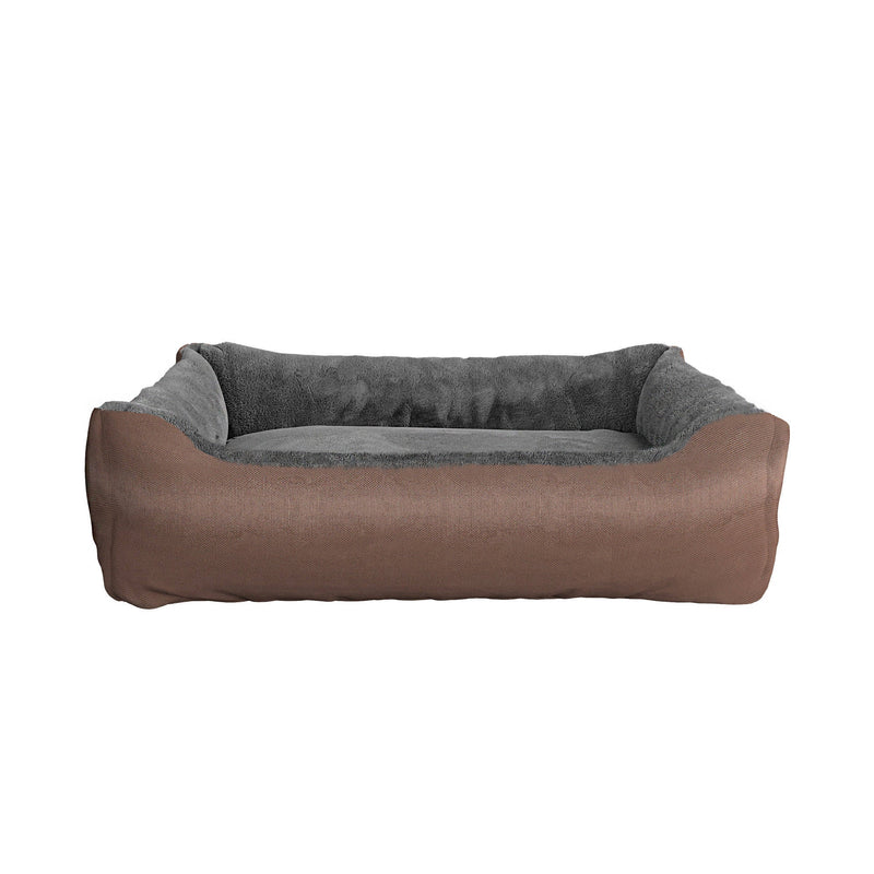 Cuccia per Cani e Gatti Doubleface in Poliestere Love Tortora Varie Misure