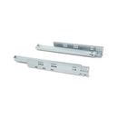 Guide a Scomparsa Slippe per Cassetti ad Estrazione Totale P240 Zincato Bianco Acciaio Emuca