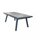 Tavolo Allungabile Seattle 205/265x105x75 h cm in Alluminio Antracite