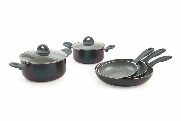 prezzo Batterie de cuisine 7 pièces Soriani Warsaw en aluminium antiadhésif