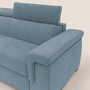 Divano Letto 3 Posti 200x100x95 cm in Tessuto Carta Da Zucchero