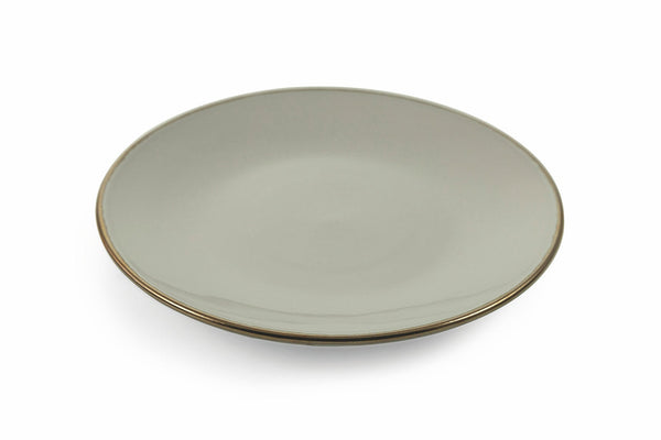 sconto Set de 6 Assiettes à Fruits Ø19,5x2 cm en Grès Gris VdE Tivoli 1996 Royal Passion