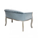 Divano Coleman 107x61x70 h cm in Velluto Grigio