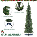 Albero di Natale Artificiale 210 cm 499 Rami Verde