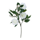 Set 6 Rami Artificiali Camelia per 3 75 cm