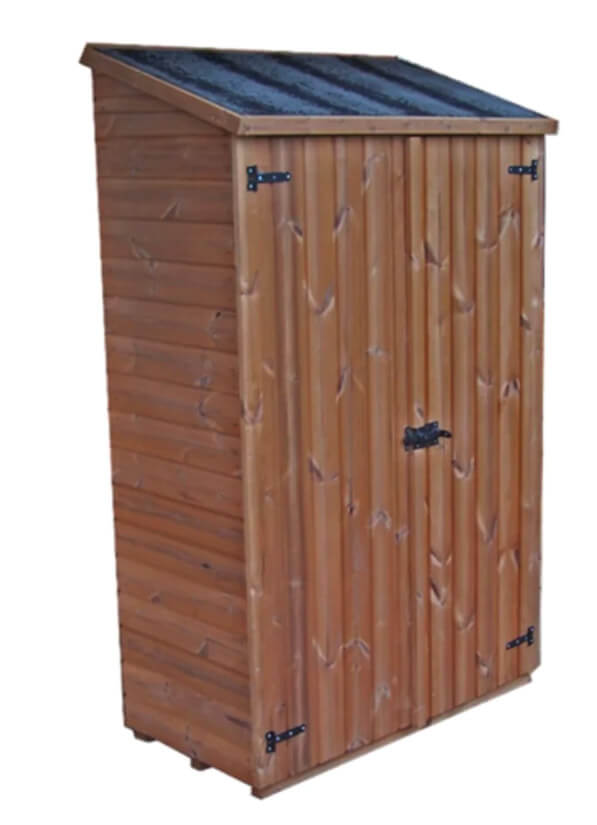 online Casetta Box da Giardino 1,2x0,60 m con Pavimento in Legno di Abete 19mm Theora