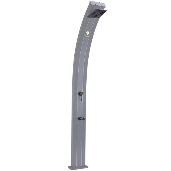 Douche de Jardin Solaire 30L Mitigeur et Lave Pieds en Aluminium Sined Lea Silver acquista